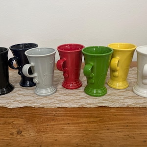 Fiesta P86 PEDESTAL MUG in color choice Fiestaware Latte Mug Ice Cream Sundae