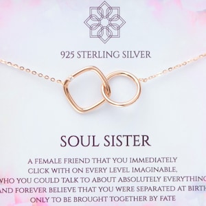 Soul sister necklace | Birthday or Christmas gift for best friend