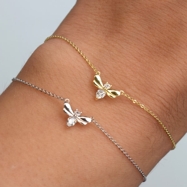 Firefly Bracelet | Sterling Silver 16k Gold | Inspirational jewellery | Firefly Jewellery Gift for Her