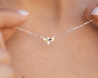 Firefly necklace | Insect jewellery | Inspirational jewellery | Firefly pendant | Firefly sterling silver | Christmas gift idea for her