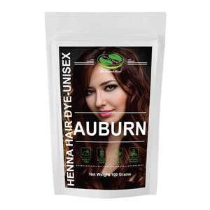 Auburn Henna Hair Dye