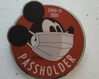 Mickey Mouse with mask pin 2020!