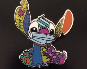 Disney Stitch in mask Britto inspired fantasy pin!