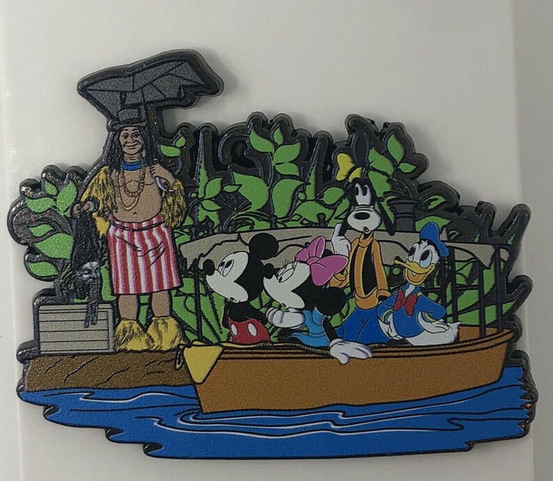 Disneys Jungle Cruise Fantasy Pin Mickey & Friends On | Etsy