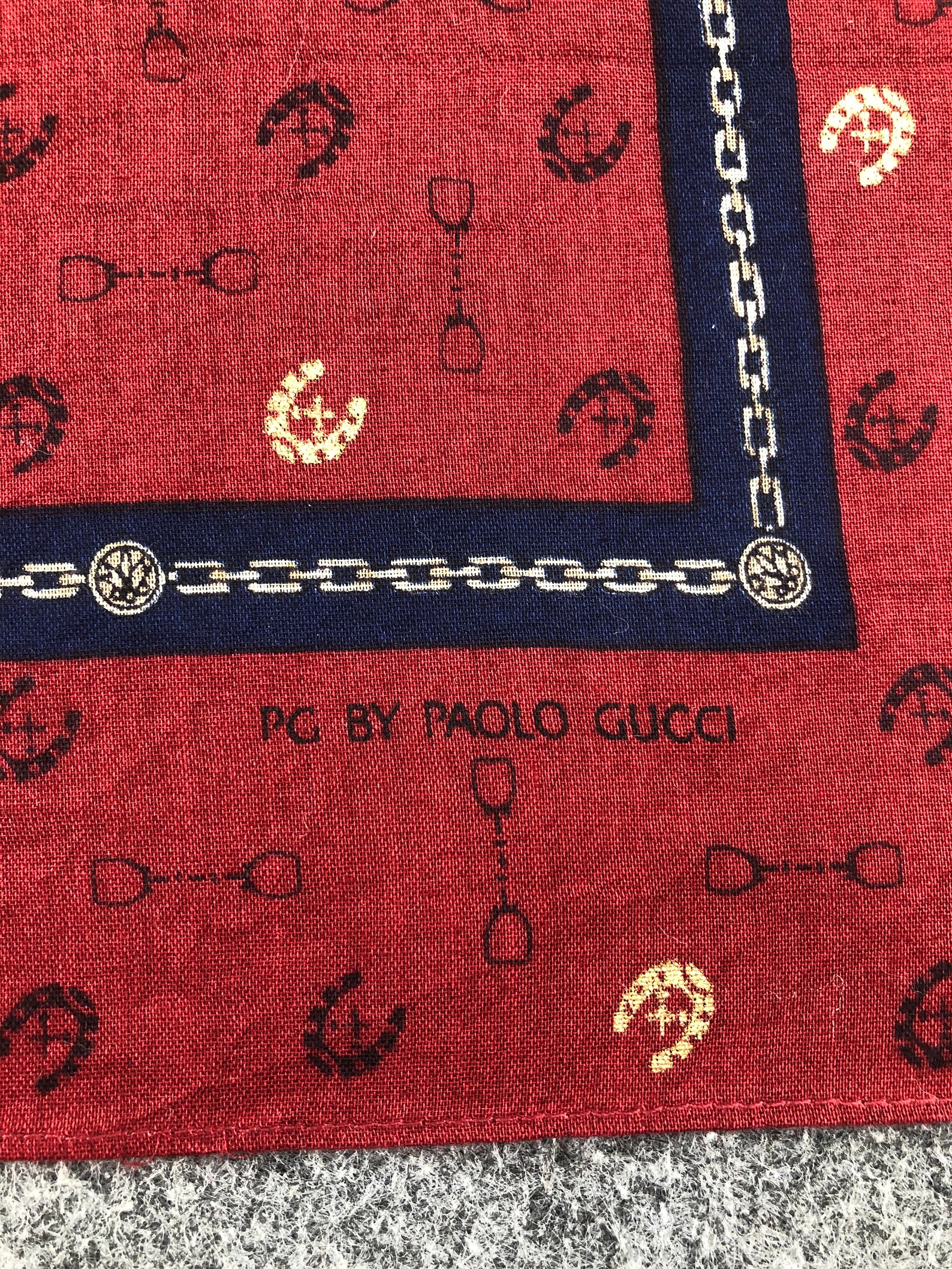 PAOLO GUCCI Bandana Handkerchief Neckerchief Neckwear Scarf Etsy