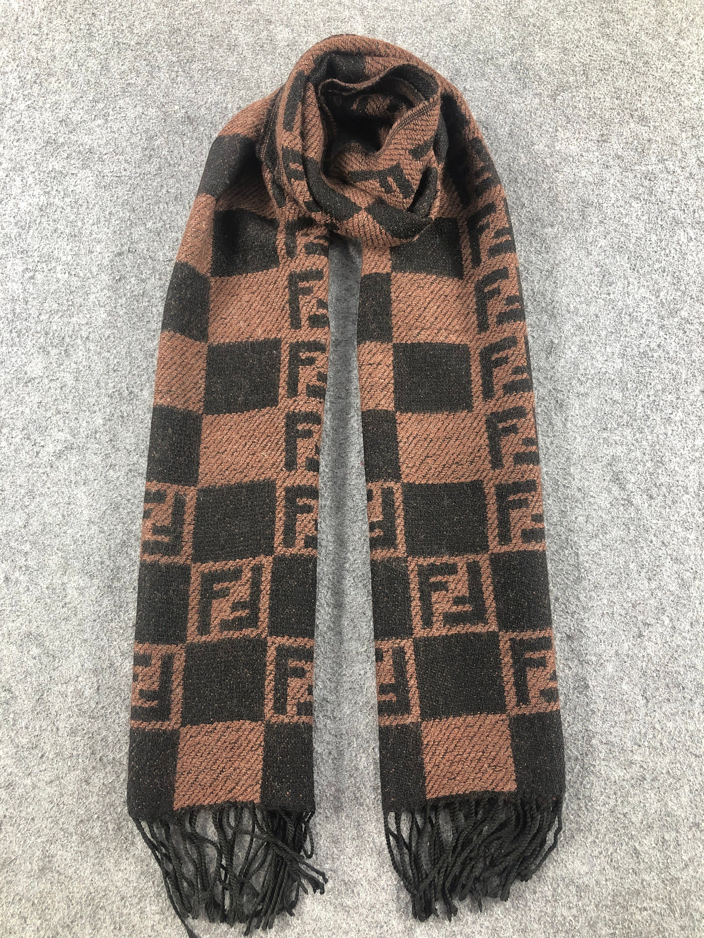 DHL EXPRESS Vintage Fendi Scarf Muffler 