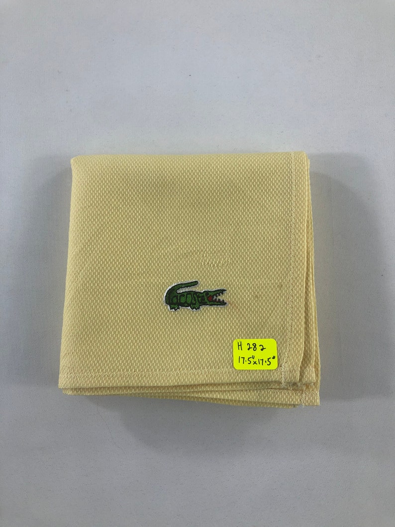 LaCoste Handkerchief Pocket Square Neckerchief Face Mask Floral Babushka Bandana Accessories Head Band Hair Tie