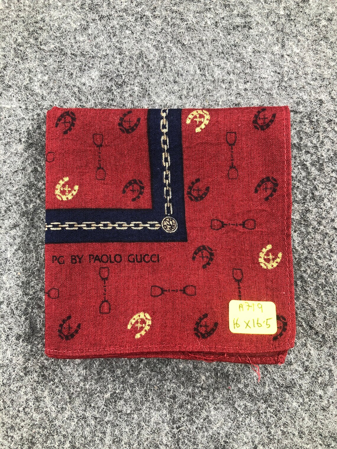 PAOLO GUCCI Bandana Handkerchief Neckerchief Neckwear Scarf Etsy
