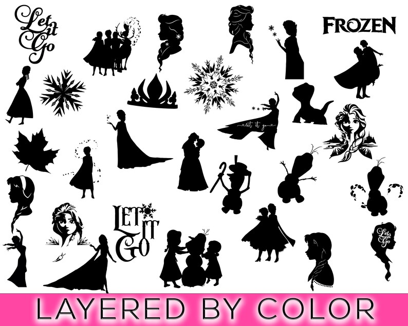 Download Layered Elsa Svg Free Layered Svg Files