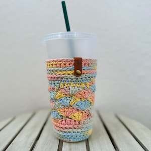 Crochet Starbucks/Dunkin Cup Sleeve | Coffee Cozie | Coffee Sleeve