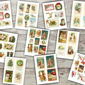 Vintage Christmas Fussy Cuts and Cards Christmas Ephemera - Etsy