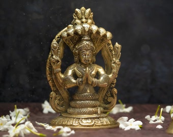 Patanjali Statue | Patanjli Brass statue | Bronze statue | Hindu God | Blessing statue | Handmade | Home decor | Yoga god