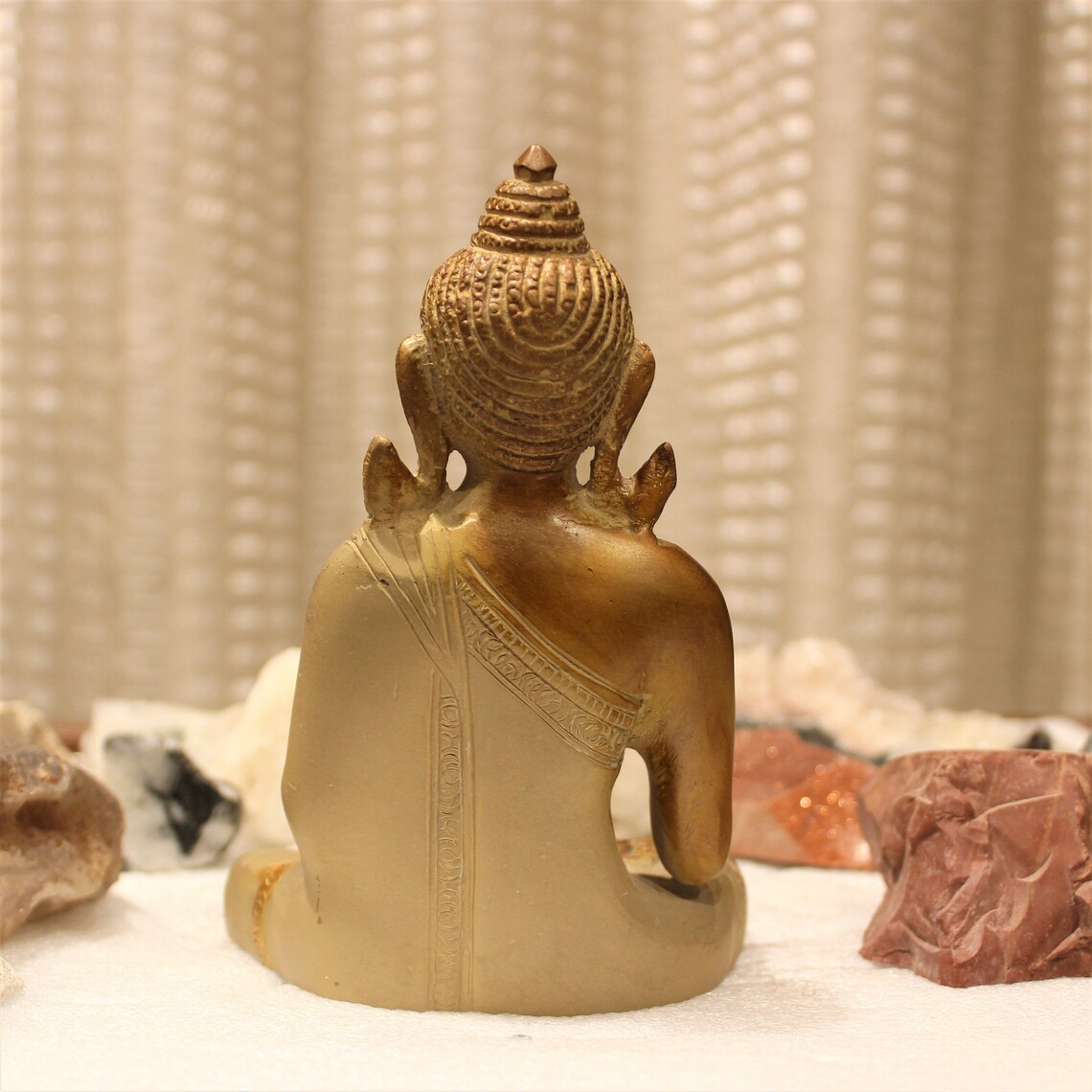 Lord Buddha Statue 15 Cm buddha Brass Statue Bronze Figurine Etsy