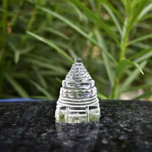 Quartz Crystal Shree Yantra: Vastu Lakshmi Yantra