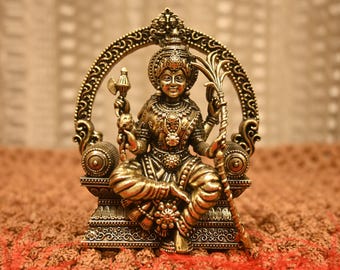 Brass Rajarajeshwari Devi Idol , Tripura Sundari, Sri Vidya , Tripura Sundari Devi, Lalita Devi, Shodashi devi