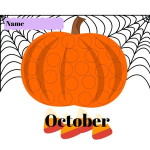 October Sticker Chart