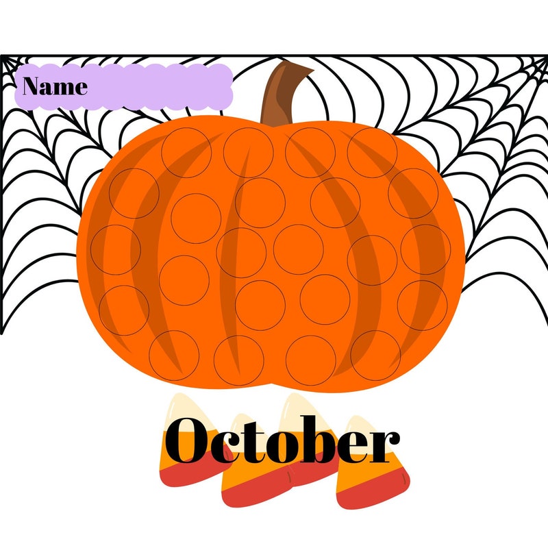 Oct Number System October Sticker Chart - Etsy