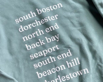 Boston Massachusetts Sweatshirt | Boston-sweatshirt | Boston ronde hals | Boston-geschenken | Sweatshirt van Massachusetts | Boston minnaar