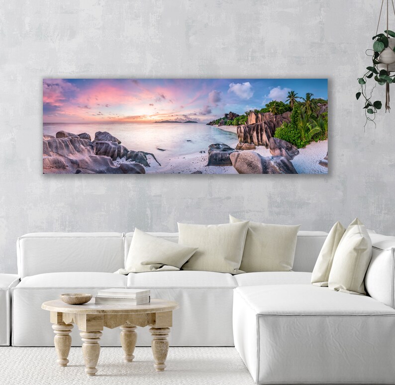 Beach Wall Art Wall Art Beach Canvas Large Bedroom Living Etsy
