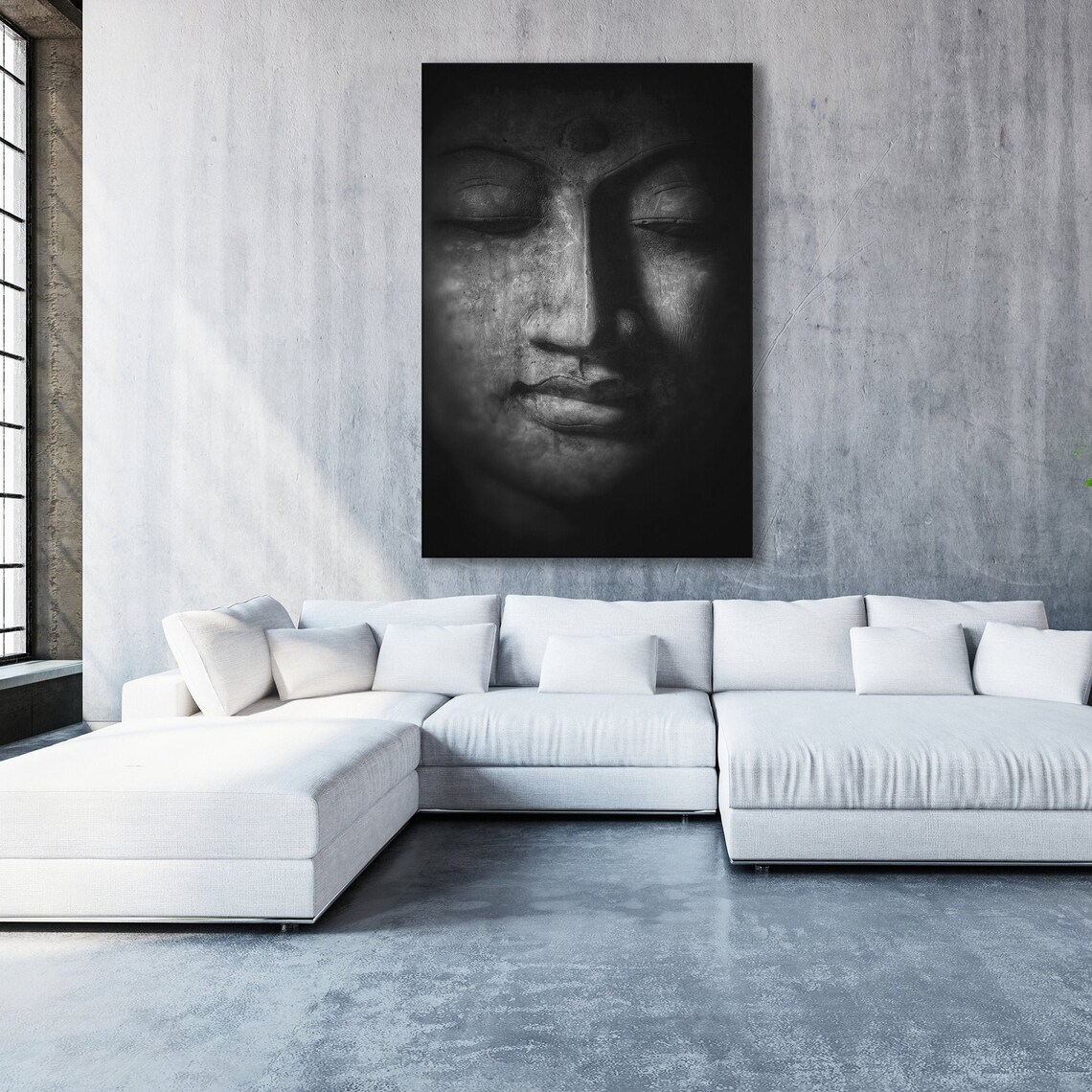 Buddha Wall Art Canvas Prints Buddha Wall Decor Yoga Studio Etsy