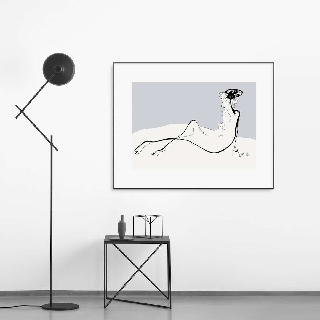 Minimalist Wall Art Extra Large Wall Art Minimalist Drawing Etsy