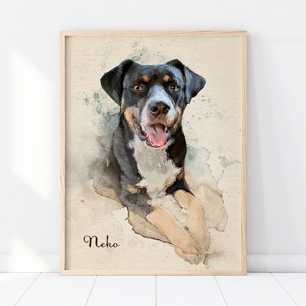 Pet Portrait Etsy