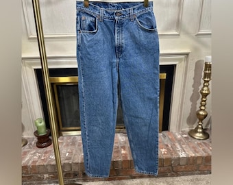 Vintage Levi’s 921 Orange Tab Women’s Jeans 12 Short High Rise Tapered Leg