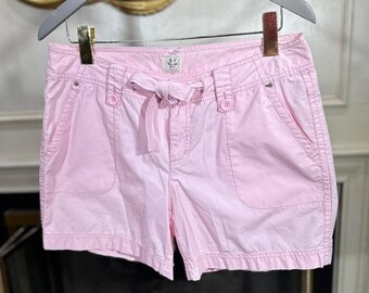 Esprit Pastel Pink Cotton Utility Shorts Size 10 Barbiecore Y2K 90's vintage