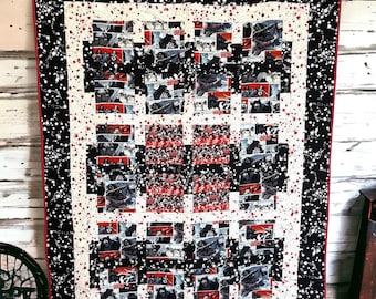 Walking Dead inspired Zombie quilt - 55" x 70"