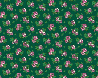 Wild Abandon Unbound Teal by Heather Bailey | FIGO Quilting Cotton | Cotton Fabric by the Half Yard | Modern Quilting Fabric