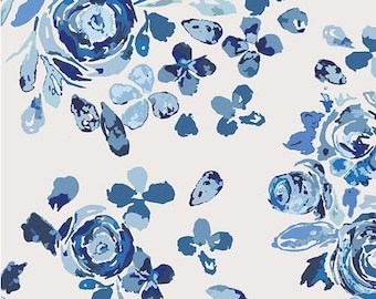 Maureen Cracknell True Blue Flannel - sold by the half yard