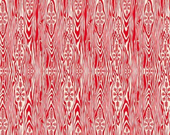 Tula Pink - Holiday Homies Flannel - Yule Log - sold by the half yard