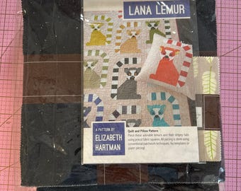 Elizabeth Hartman Lana Lemur Pre-Cut Quilt Kit MPN LANA LEMUR
