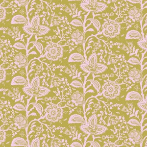 Free Spirit Parisville (Deja Vu) by Tula Pink PWTP193 Hazelnut French Lace - sold by the half yard
