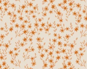 Wild Cottage Blossom Cream by Holli Zollinger | FIGO Quilting Cotton | Cotton Fabric by the Half Yard | Modern Quilting Fabric