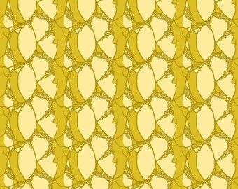 Wild Abandon Entangled Gold by Heather Bailey | FIGO Quilting Cotton | Cotton Fabric by the Half Yard | Modern Quilting Fabric
