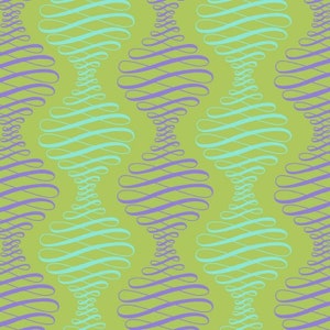 Free Spirit Parisville (Deja Vu) by Tula Pink PWTP194 Pistachio Spencer Stripe - sold by the half yard