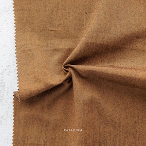 Fableism Nocturne: Everyday Chambray in Amber - sold by the half yard
