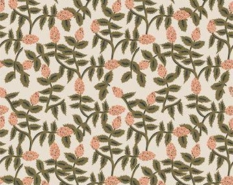 Wild Cottage Trellis Cream by Holli Zollinger | FIGO Quilting Cotton | Cotton Fabric by the Half Yard | Modern Quilting Fabric