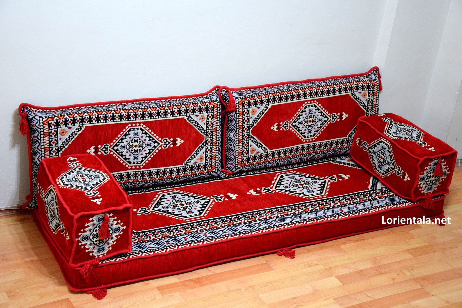 Sofá árabe asientos piso Cojín turco Jalsa Home Decor Oriental | Etsy