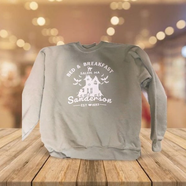 Hocus Pocus Sweatshirt - Bed and Breakfast - Sanderson Brewing - Halloweentown University