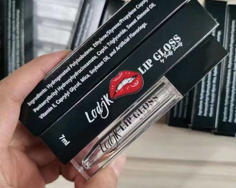 Op maat gemaakte lege vierkante lipglosstubes van 7 ml met dozen** (zie beschrijvingsdoos)