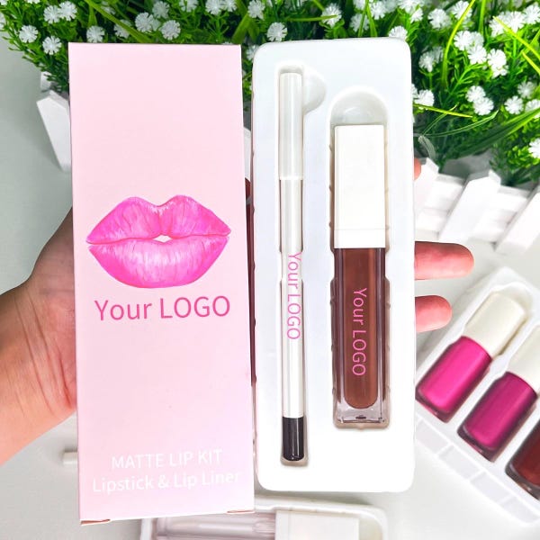 Private Label - Customized Matte Liquid Lip Stick Lip Kit