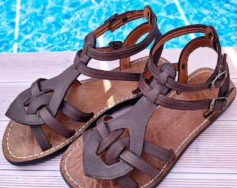 leather sandals for women, handmade shoes, summer shoes for women, flip-flops
