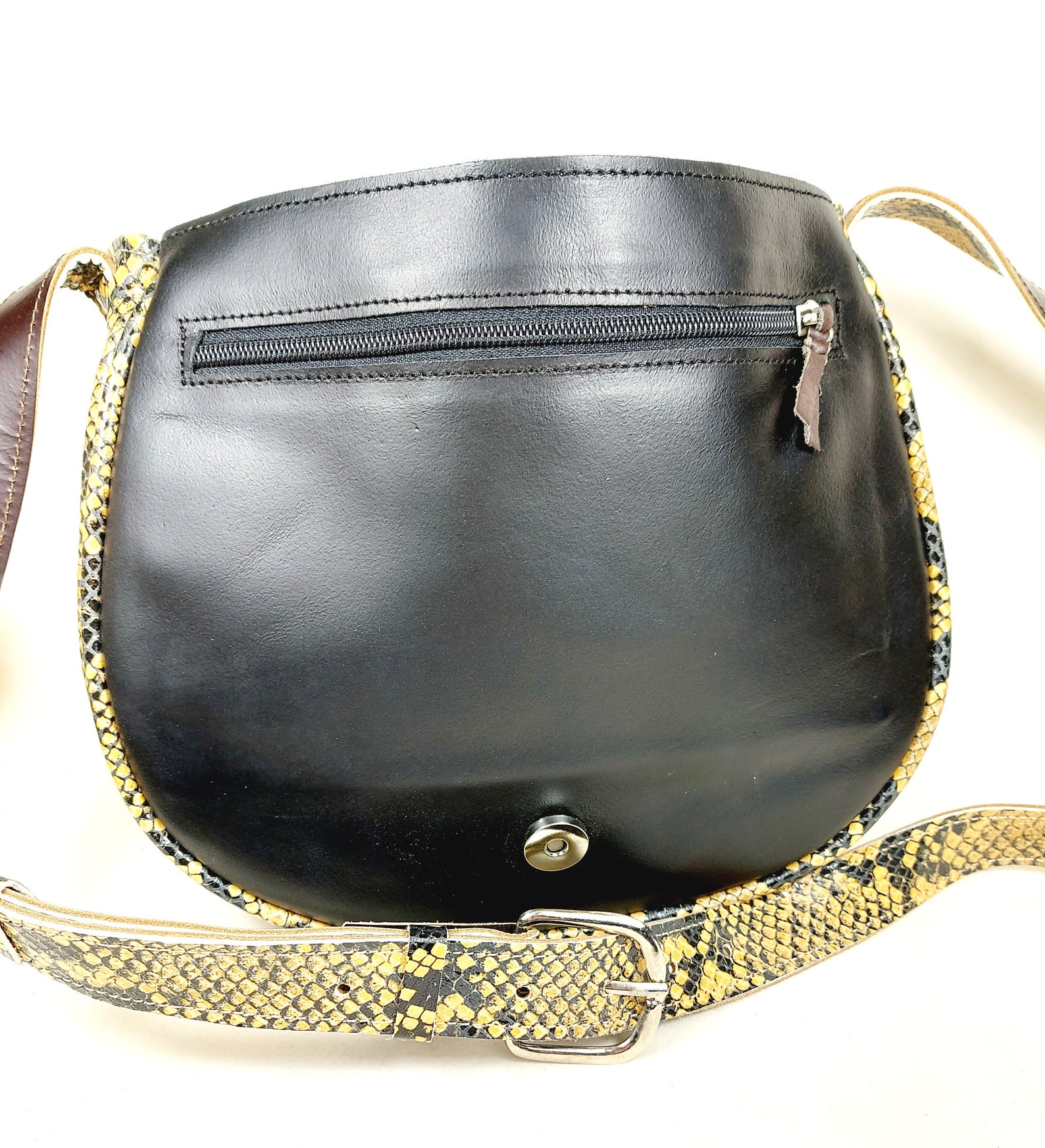 Handmade leather shoulder strap bag for women leather satchel | Etsy