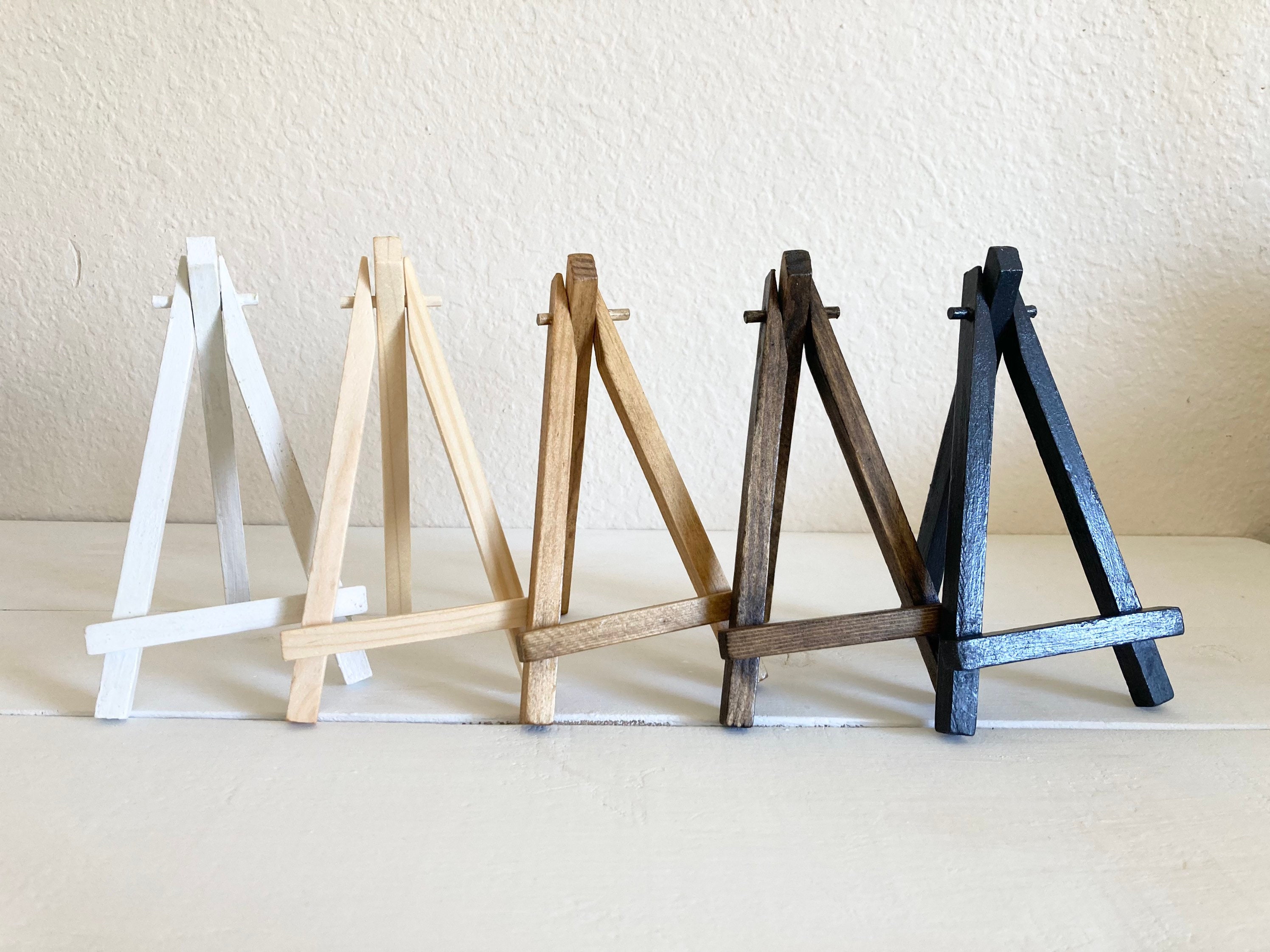 Tiered Tray Easel Stand for Small Pieces - Invisible Tab for Small Dec