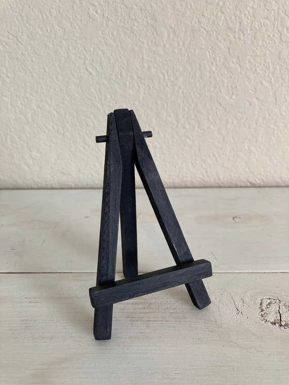 Mini Easel, Small Sign Stand, 6 Inch Tiered Tray Sign Easel, Wedding Table  Number Holder, Mini Canvas Holder, Picture Easel 