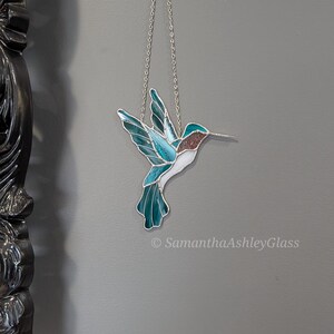 Hobby License - DIGITAL DOWNLOAD - Hummingbird Stained Glass Planter Stake and Suncatcher image 3