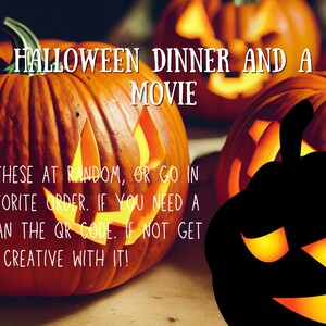 Halloween Dinner and a Movie- Kid Friendly