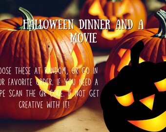 Halloween Dinner and a Movie- Kid Friendly